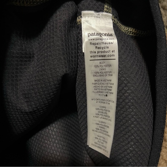 New with Tag Patagonia Retro X Kansa sky Deep Piling Camo full zip jacket  XXL - Picture 10 of 11